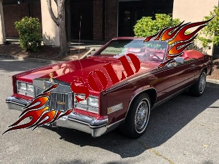 Left front of a 1985 Cadillac Eldorado Biarritz for sale