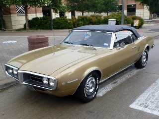 Left front 1967 Pontiac Firebird