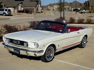 Left front 1966 Ford Mustang GT Convertible
