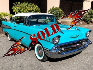 Right front of a 1957 Chevrolet BelAir for sale