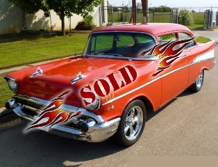 Left front 1957 Chevrolet