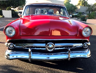Front 1954 Ford Crestline Sunliner