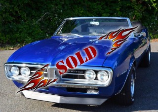 Left front 1967 Pontiac Firebird Convertible
