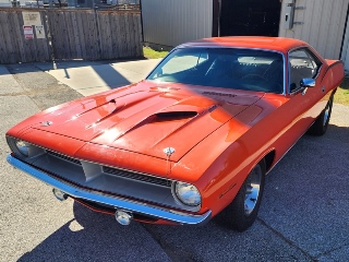 Left front 1970 Plymouth Cuda